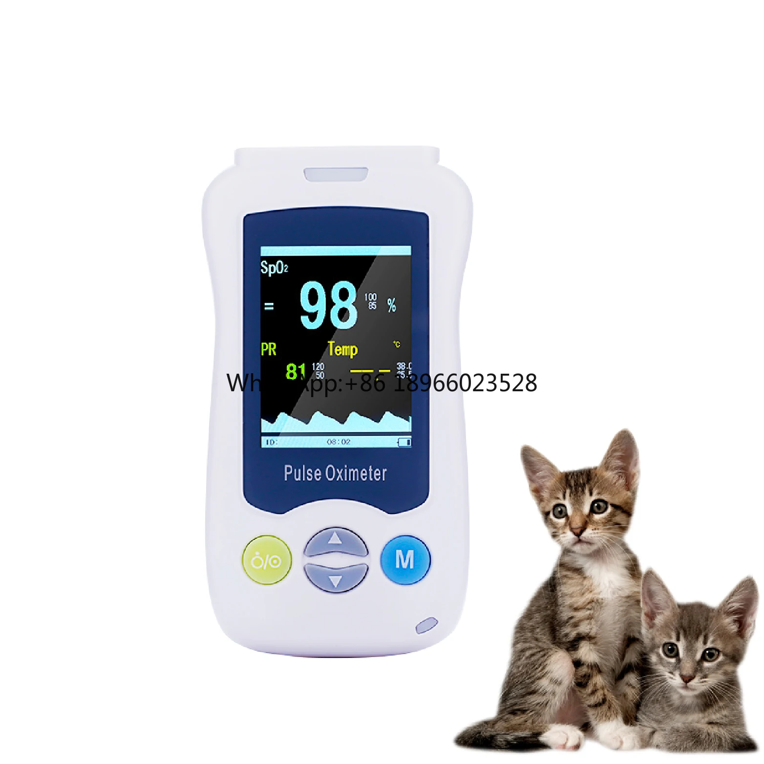 Digital Pet Medical Spo2 Multi Parameter Monitor Portable Digital Handheld Pulse Oximeter