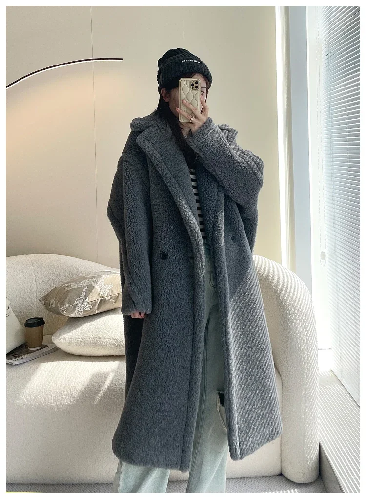 Alpaca Teddy Coat Size 12 Maximum Teddy Coat 62% Alpaca 26% Wool