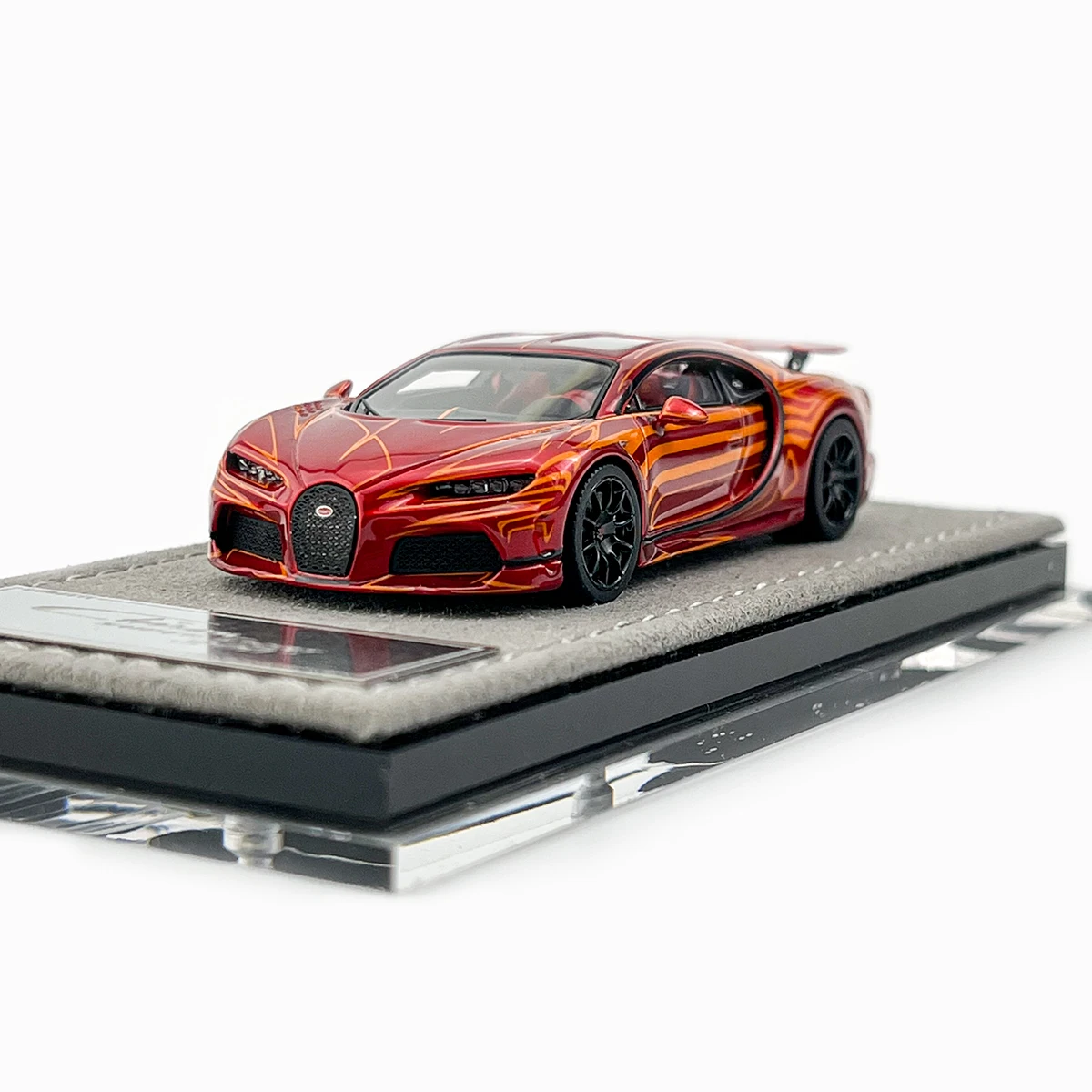 CRL 1/64 ブガッティ シロンスポーツ HERMES仕様 新品 YM model 1/64 ブガッティ シロン Bugatti Chiron Pur Sport