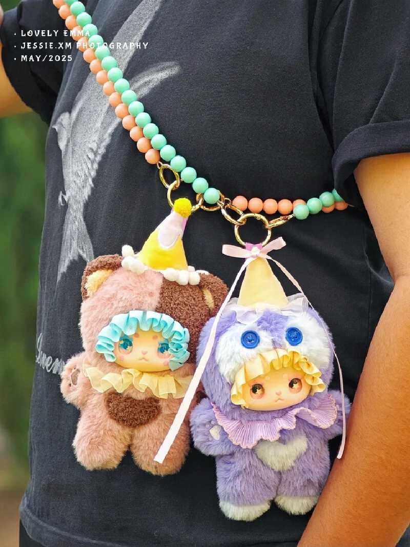 Nova caixa cega adorável emma gosto festa série caixa cega de pelúcia na moda brinquedo estatueta bonito boneca pendurar saco caixa mistério presentes surpresa