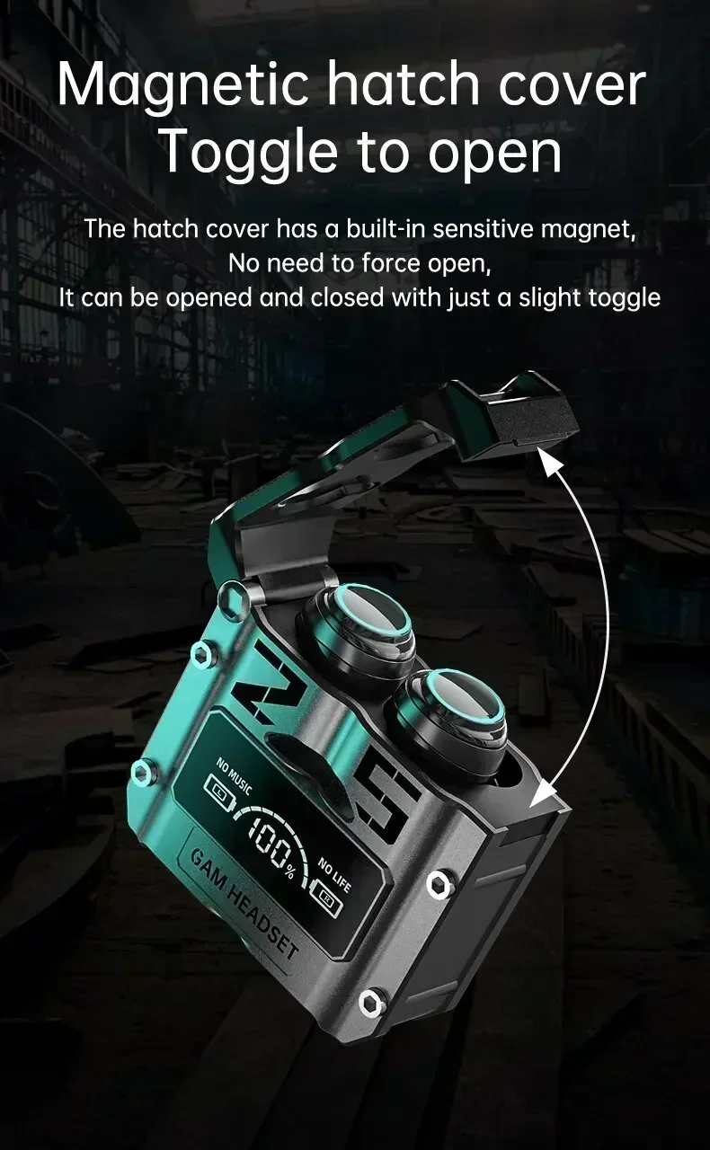 M25 gaming earbuds detail