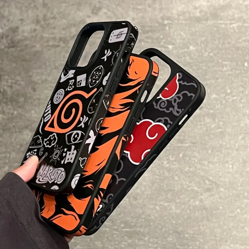 Naruto Phone Case for IPhone16 15 14 13 Pro Max Plus TPU All Inclusive Soft Cover Anti Drop Abrasion Shell Phone Anime Accessory