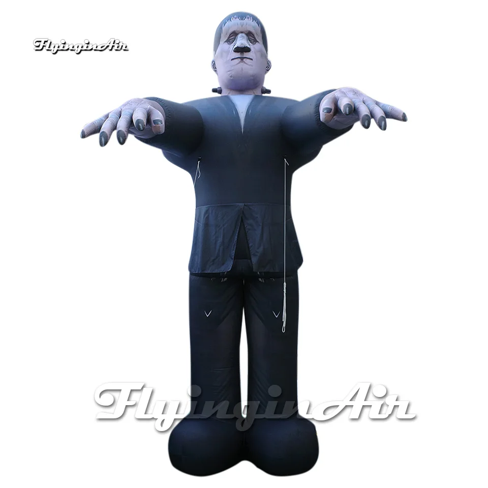 Scary Giant Inflatable Frankenstein Figure Model With Blower For Halloween Party Decoration