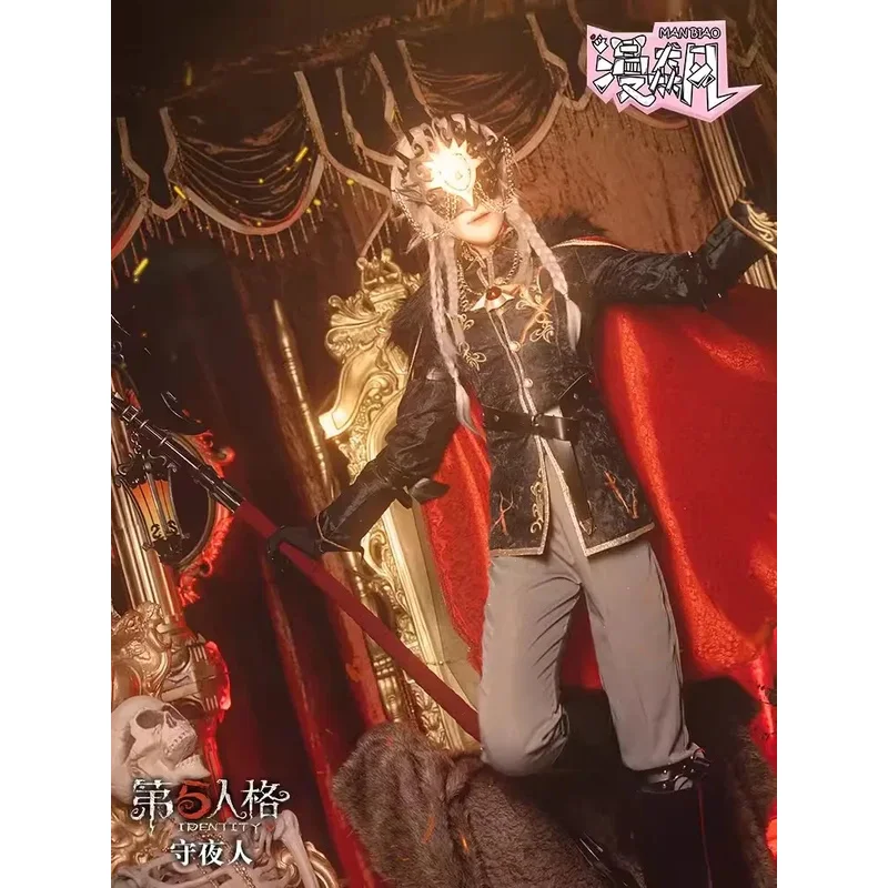 أنيمي لعبة الهوية الخامس تأثيري ساعة ليلة تأثيري حلي Morningstar Ithaqua تأثيري الرجال زي شعر مستعار أحذية لجميع القديسين