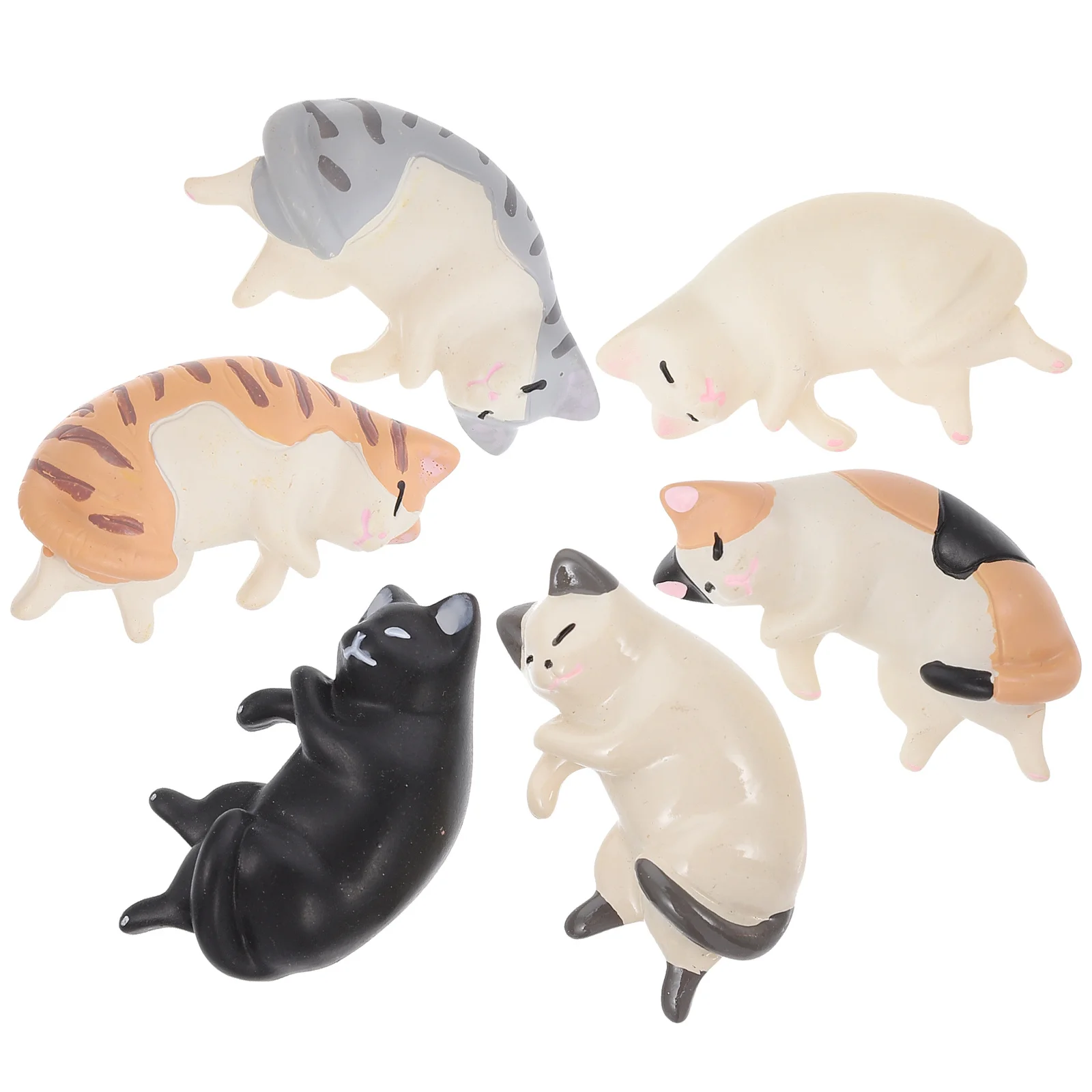 

6Pcs Cat Refrigerator Magnets Cartoon Animal Fridge Stickers Magnetic Photo Holder Kitchen Accessories Fridge Magnet Gifts