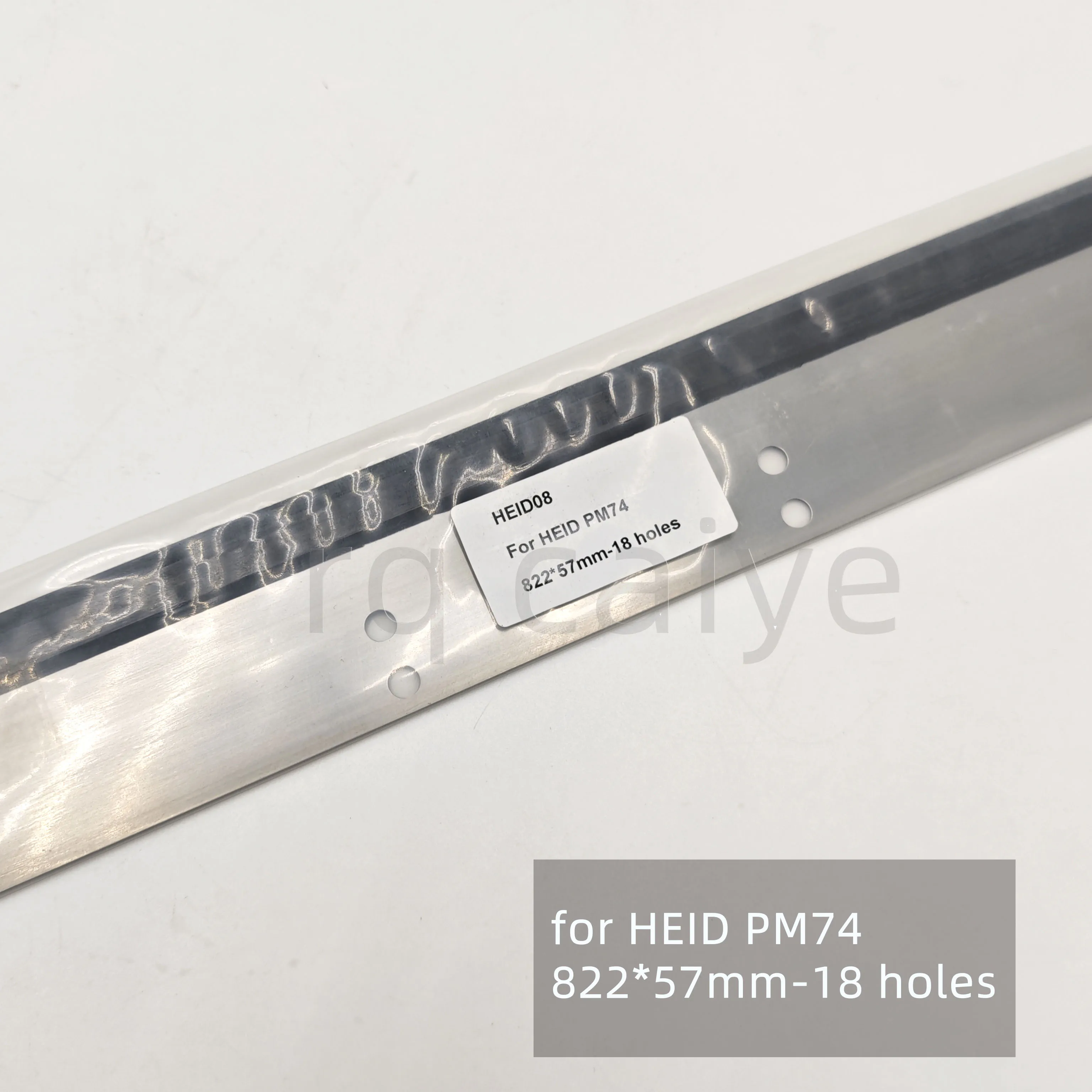 

2pcs PM74 822X57X0.5mm Wash Up Blade For Offset Printing Machine Parts 18 holes