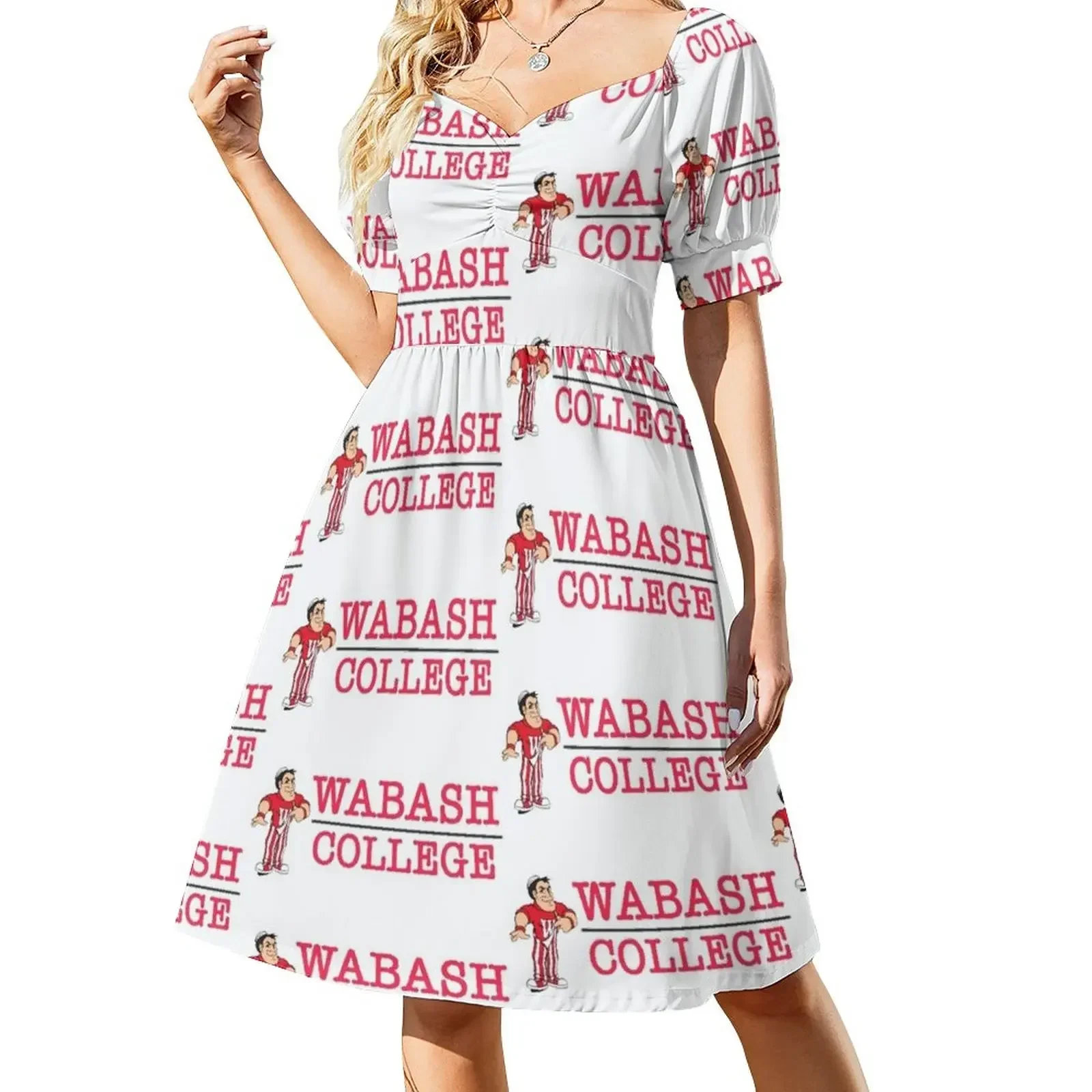 

Wabash college Short-Sleeved Dress dresses for womens Women's summer suit Dress