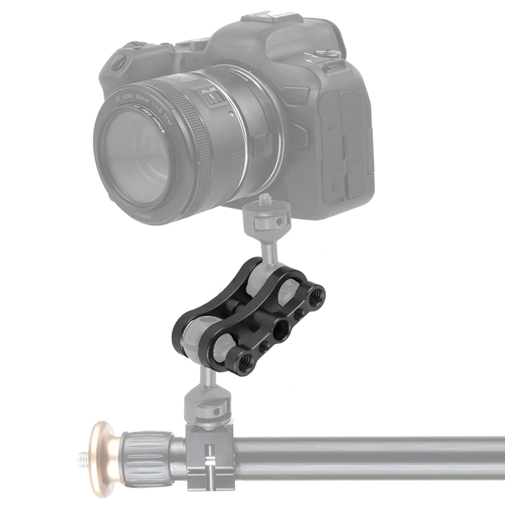 A56XQ ขาตั้งกล้องผีเสื้อคลิป CLAMP 1 นิ้ว Ball Joint ARM 1/4 3/8 Mount สําหรับกล้อง GoPro ใต้น้ําดําน้ําไฟไฟฉาย