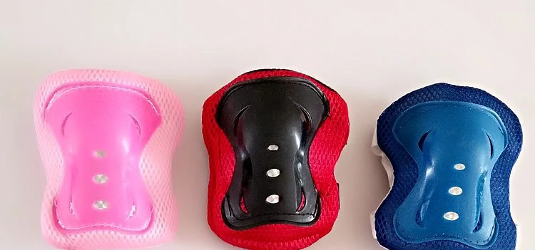 The New-style Bicycle Balance Roller Skating Adjustable Kneepad Elbow Protectors Children's Sports Riding Protectors 6-piece Set