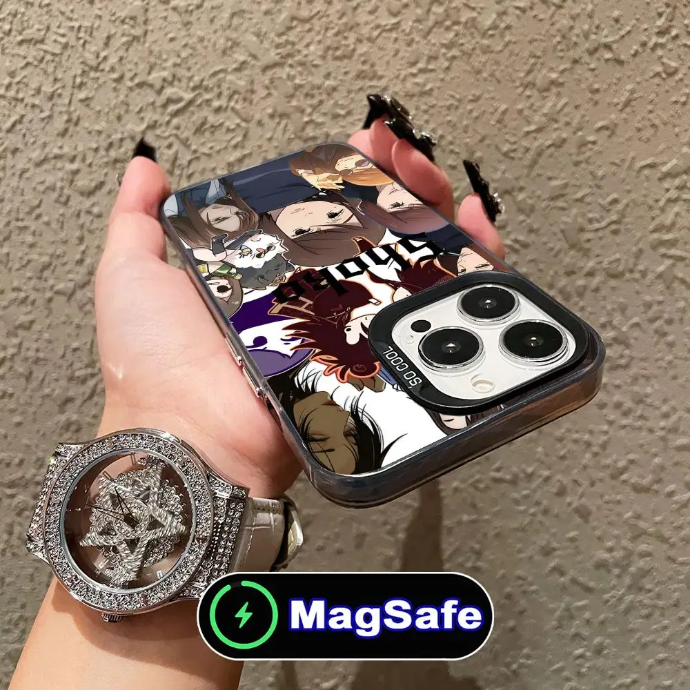 

Чехол для телефона Jujutsu Kaisen Shoko Leiri для iPhone 16, 15, 14, 13, 12, 11 Pro Max Plus MagSafe, полупрозрачный цветной принт, красивый чехол