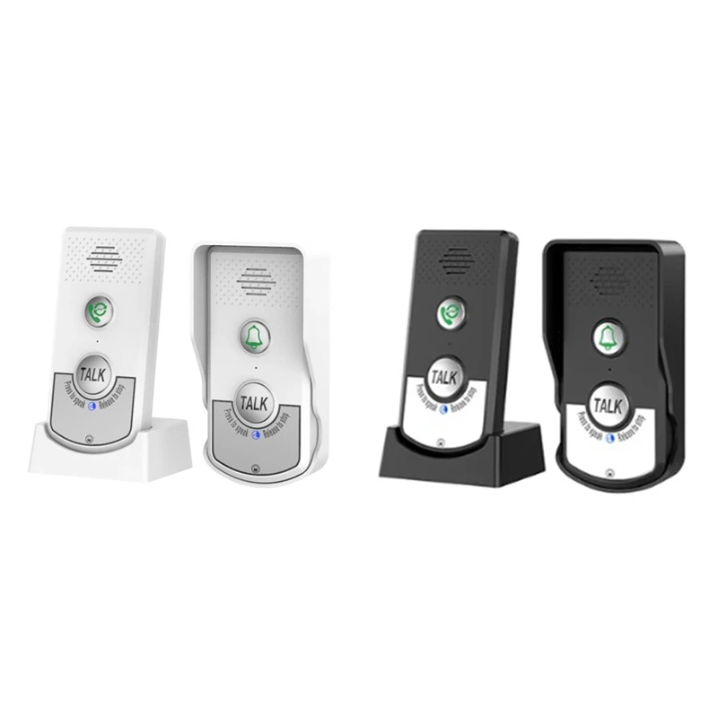 2.4G Draadloze Intercom Deurbel Intercom Intercom 2-weg Audio Voice Afzender & Reciever Voor Hotel Call