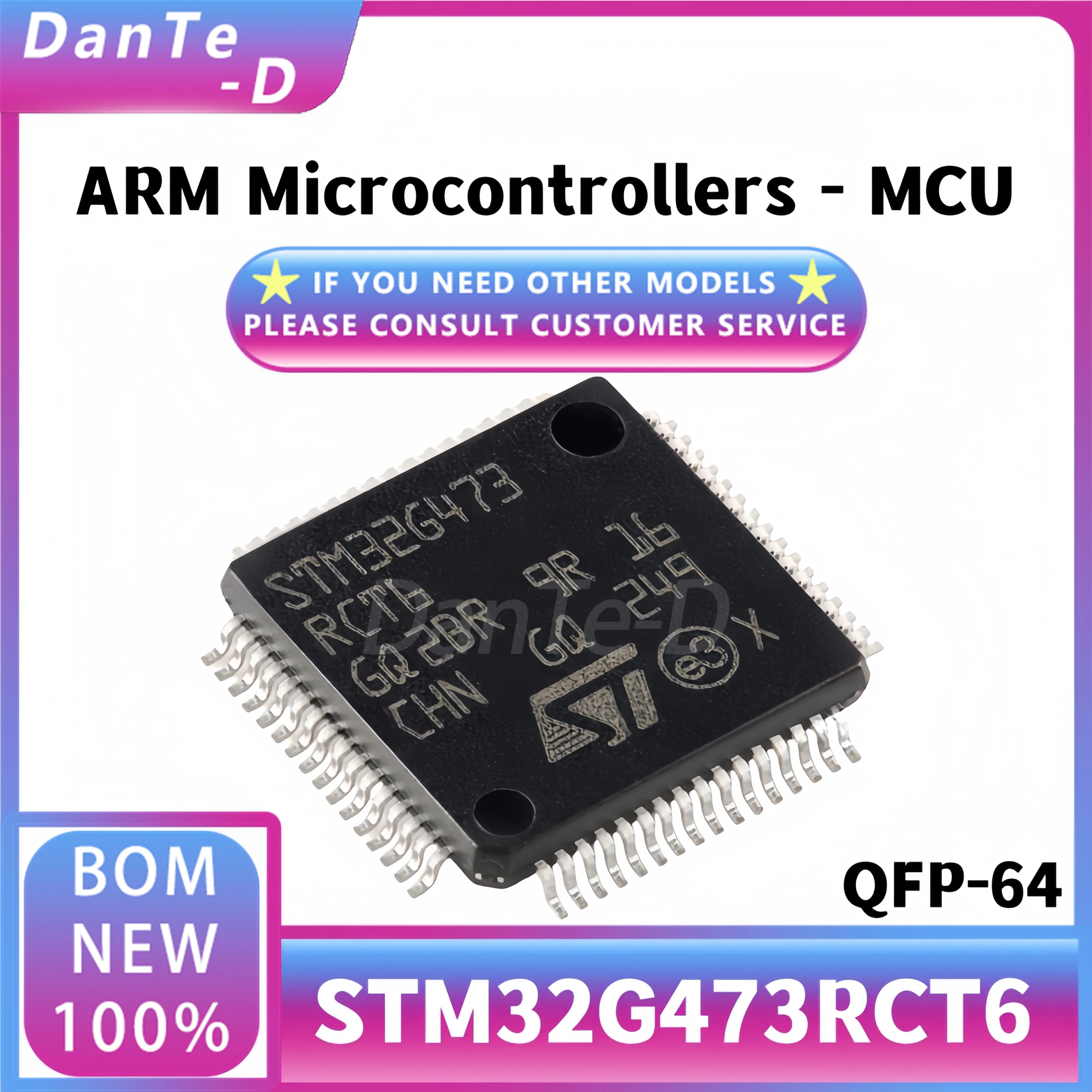 STM32G473RCT6 LQFP-64 ARM Cortex-M4 32-bit microcontroller MCU IC original authentic