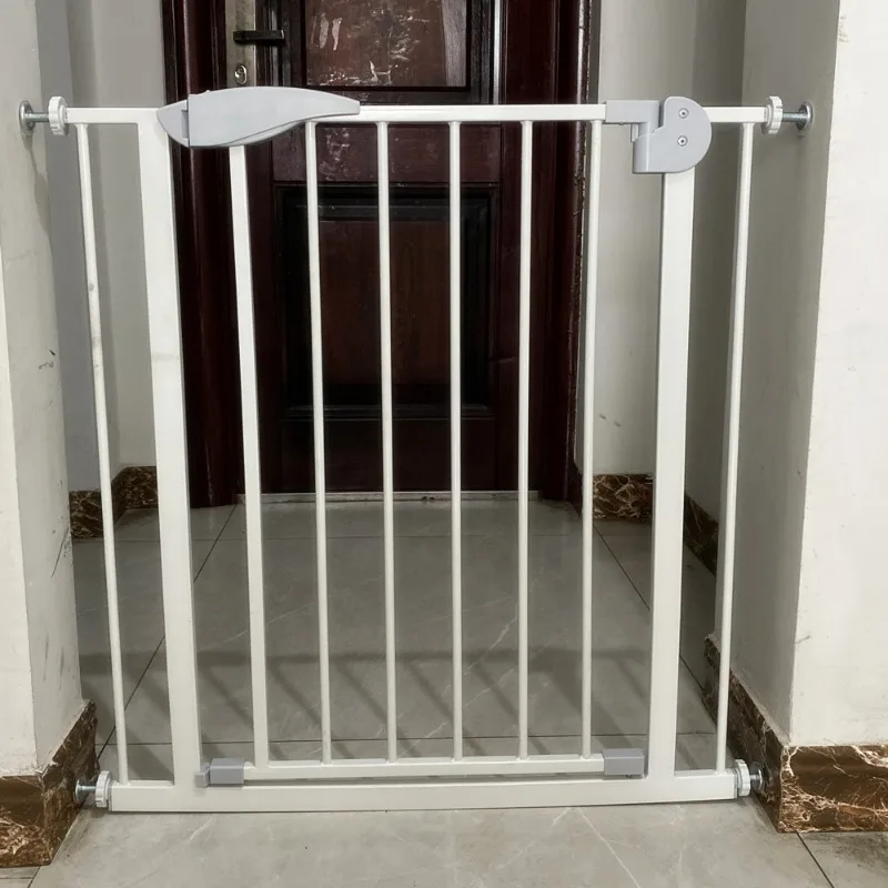 

Adjustable Indoor Safety Gate for Pets Iron Material Barrier with Modern Style Safe for Dogs Adjustable Width