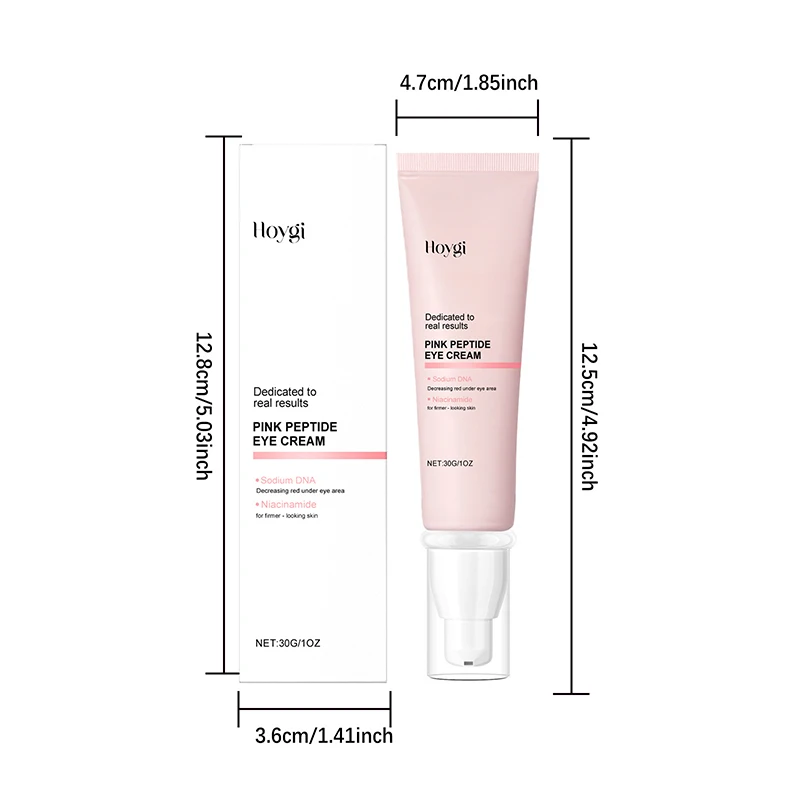 العلامة التجارية الوردي الببتيد كريم عين يرطب بلطف تحسين الخطوط الدقيقة تحسين مرونة الجلد جديد ترطيب تجديد كريم عين #6