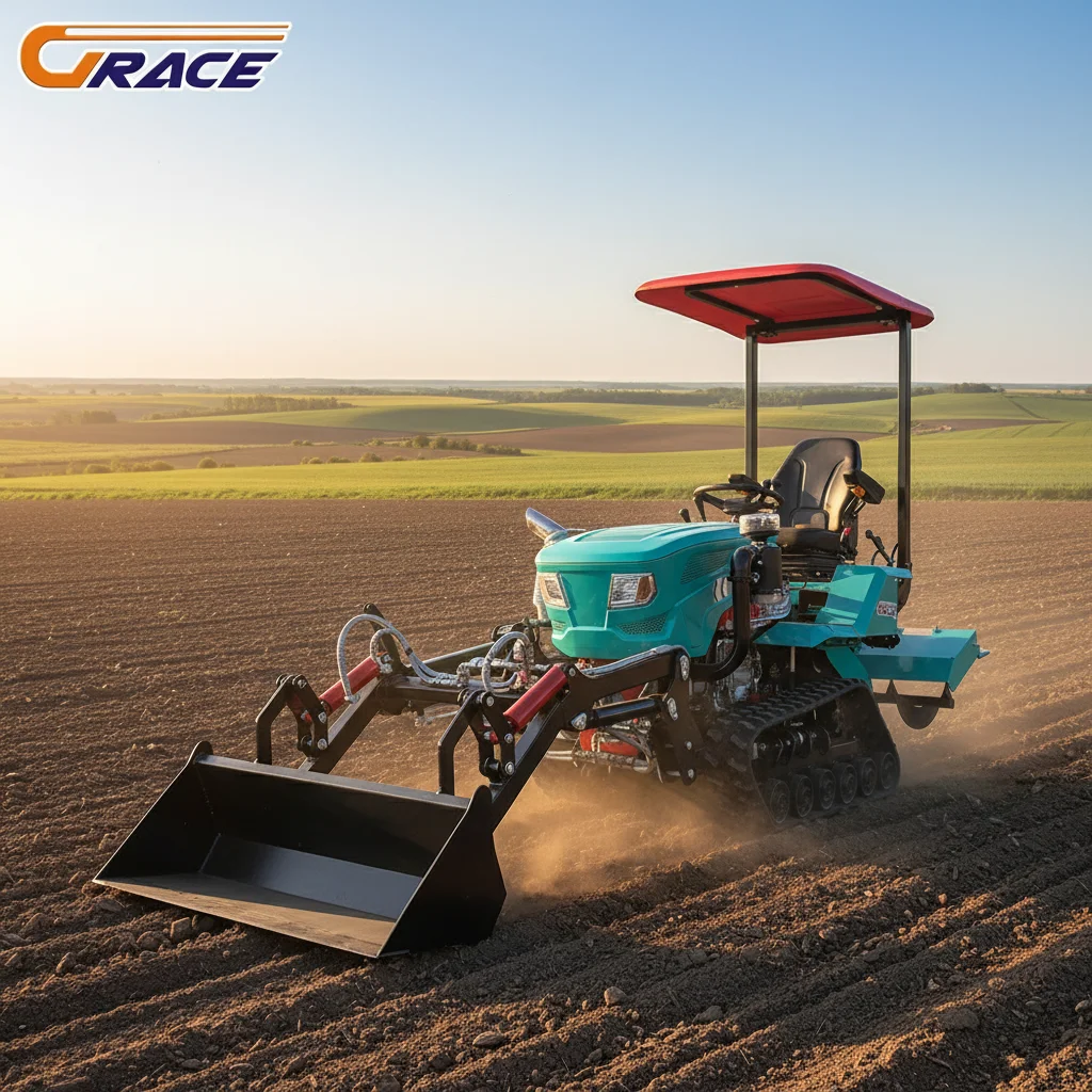 

Customize Professional Crawler Tractor Wide Application For Farm And Garden Work