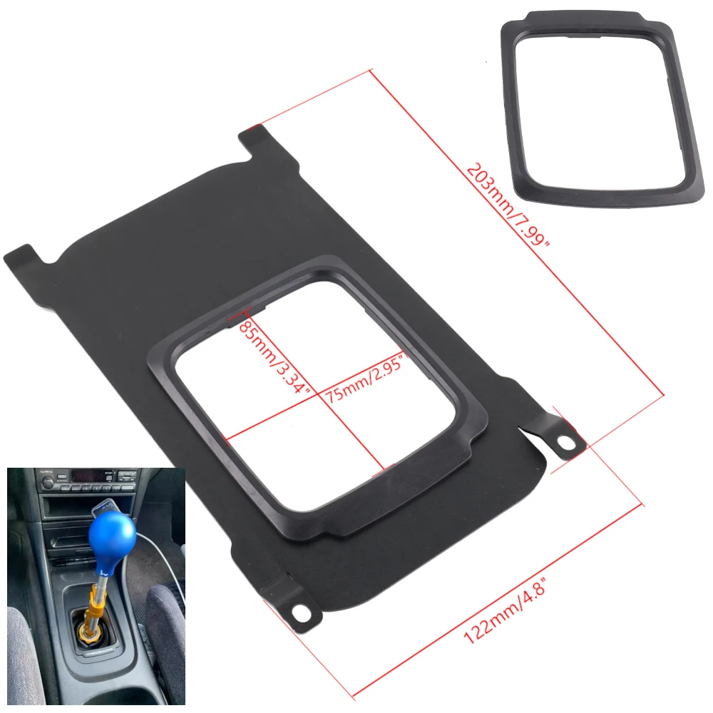 

Гоночная алюминиевая крышка центральной консоли переключения передач, багажник Maxim Shift Boot, подходит для переключателей переключения передач Acura Integra B-Series K-swap 94-01