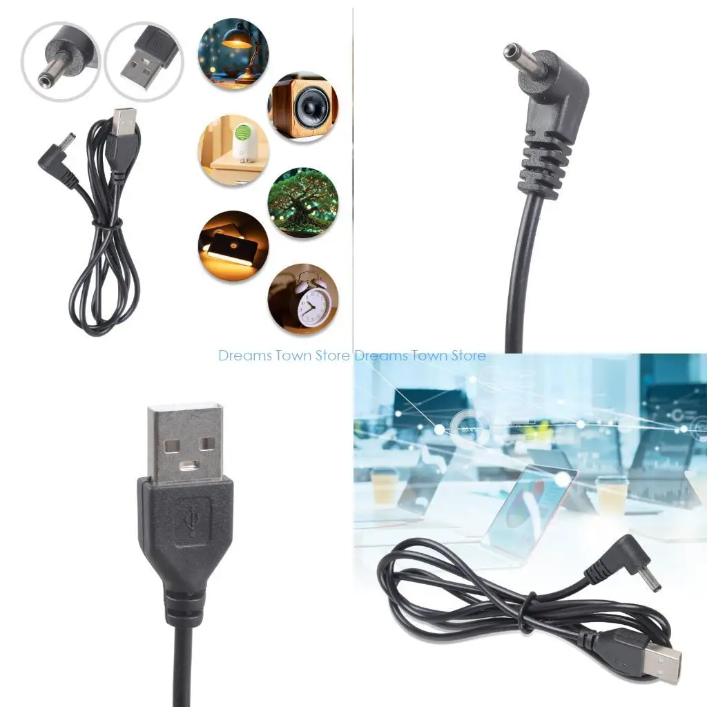 HX6A Permanent Plastic 3.5mm Power Cable Developed For Household Electronics Charging Needs