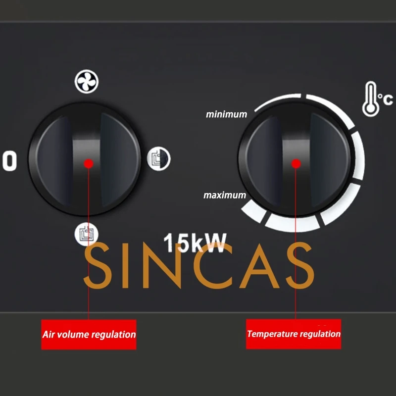 15kw30kw super alta potência aquecedor de grau industrial oficina de fábrica grande ventilador de ar quente aquecimento de secagem aquecedor de aquecimento rápido