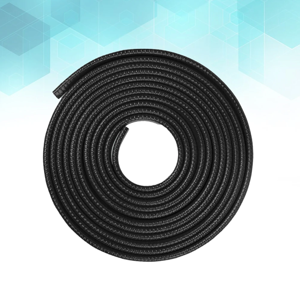 

5M Car Door Anti Collision Strip Black Edge Protector Waterproof Noise Isolator Sealing Dust Heat Resistant Elastic Automotive