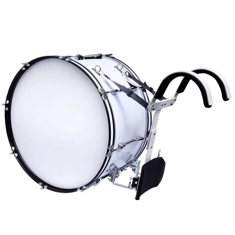 Big snare drum 22 inch marching band drum horn team into the back frame big drum