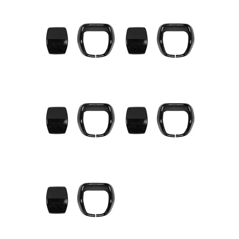 【Top Sale !!】5X Car Gear Shift Knob Head Cover Trim For Toyota Land Cruiser 250 2023+ RHD Car Interior Accessories Bright Black
