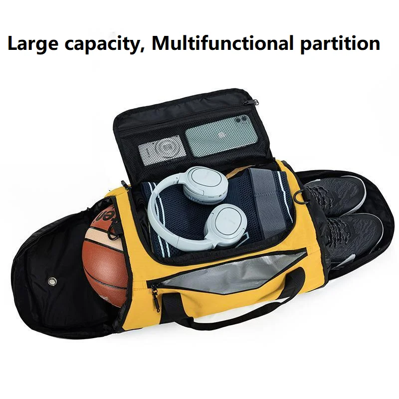 New Gym Bag Waterproof Sports Backpack Fashionable Yoga Fitness Bag Large Capacity Travel Bag Multifunctional Luggage Bag