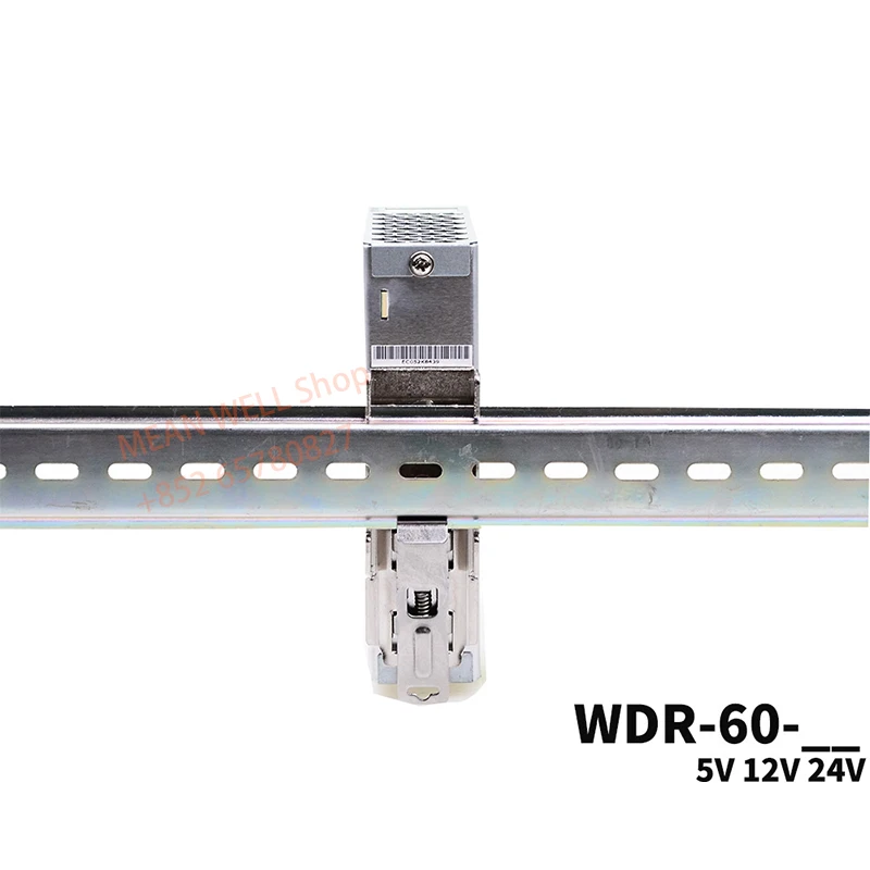 MEAN WELL 60W Ultra Wide Input Industrial DIN Rail Power Supply WDR-60-5 WDR-60-12 WDR-60-24 WDR-60-48