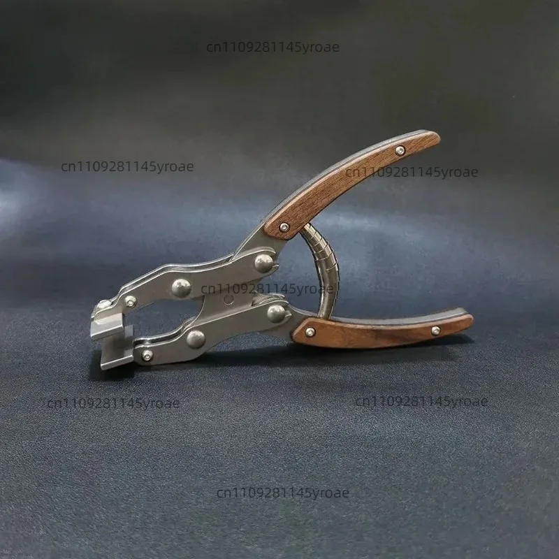 Stainless Steel Flat Pliers Assembly, Hand‑Craft Parallel Clamp Component for DIY Leather Craft Processing