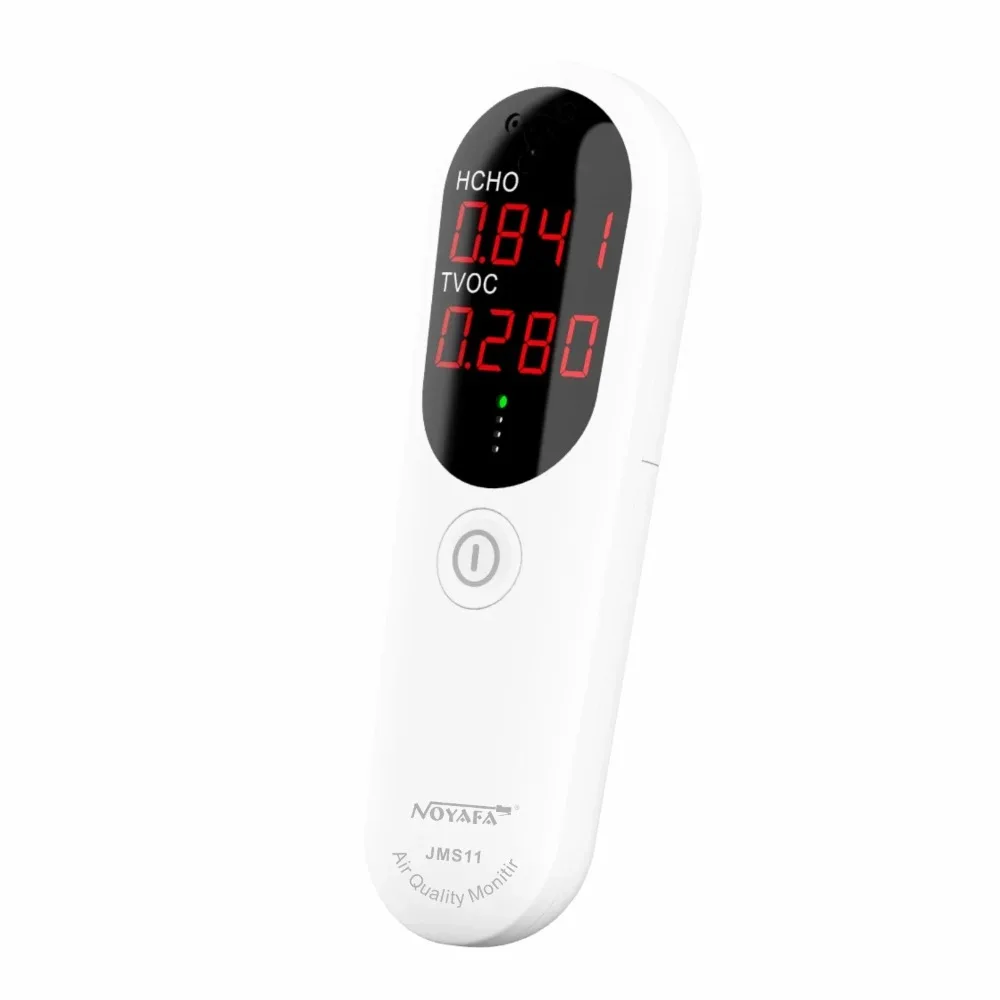 JMS11 Air Quality Detector - Multifunctional Formaldehyde Tester with Temperature Humidity HCHO TVOC Carbon Dioxide Monitoring