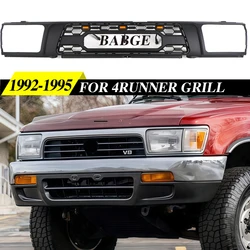 Front Grill TRD style W/Lights Fits For Toyota 4RUNNER 1992-1995 Modification Hilux Surf Racing grill