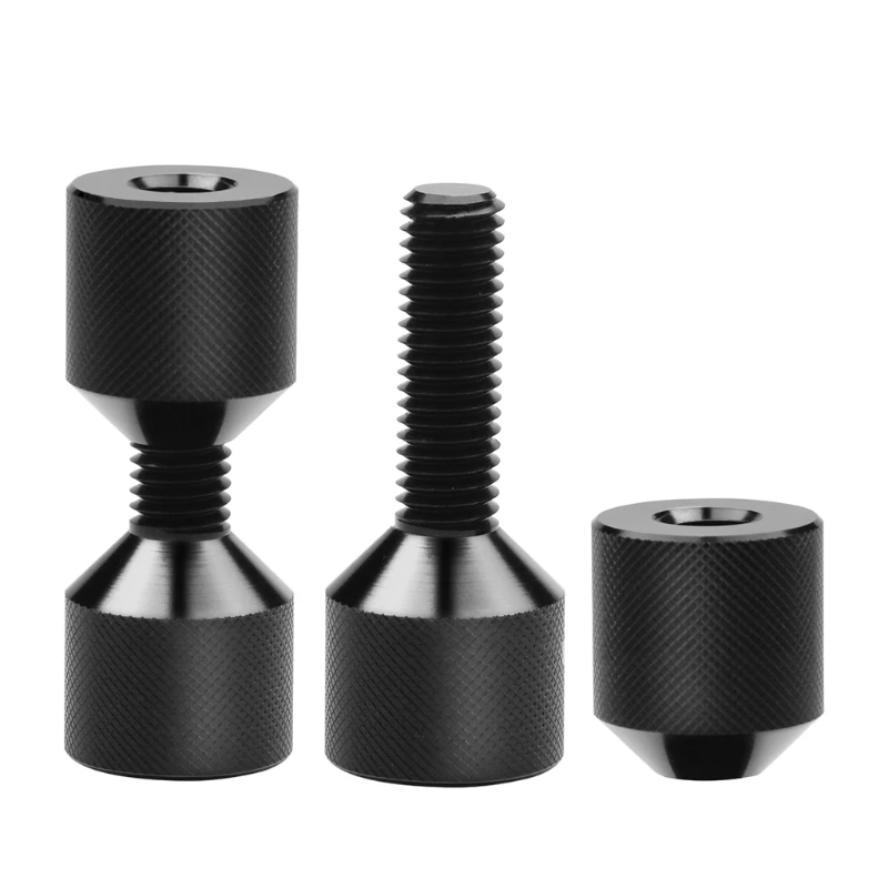 Set di perni a due fori da 1-1/8" Pin di allineamento della flangia a 2 fori Finitura in ossido nero anodizzato Drop Shipping