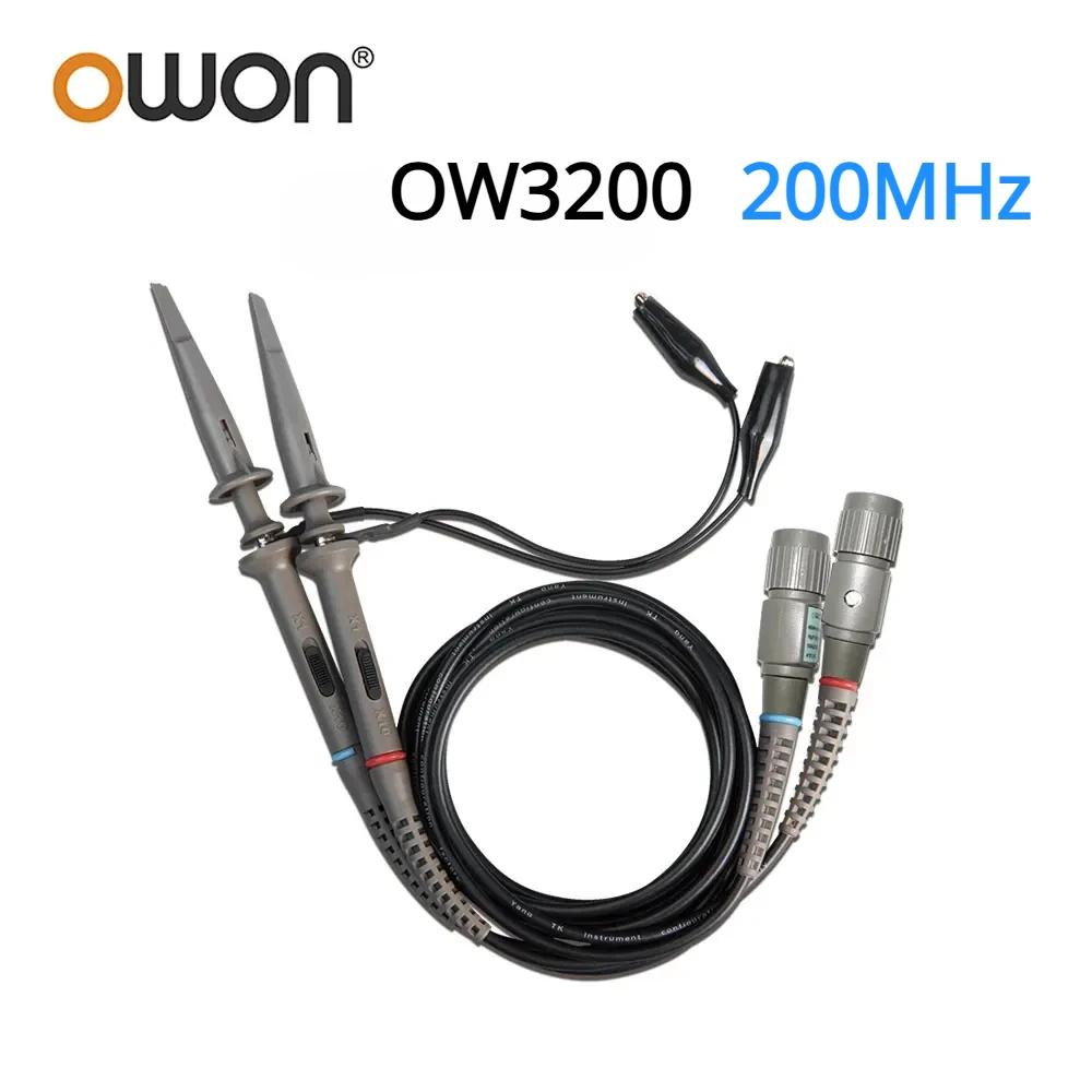 Owon Ow3200 Ow3100 Ow3070 Ow3300 Sondas de Osciloscópio Digital 200mhz 100mhz 70mhz Largura de Banda para Osciloscópios da Série Xds Hds200