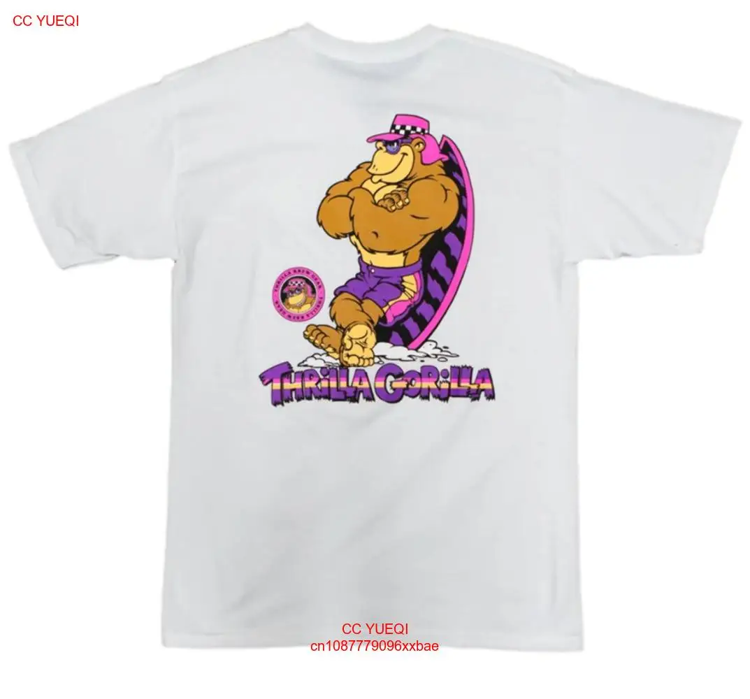 Мужская футболка Thrilla Krew стоящая Thrilla Gorilla, белая фотография