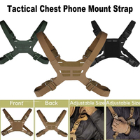 Tactical Vest Chest Mobile Phone Navigation Board Bracket Fixing Shoulder Strap Fit for our store folded navigation board