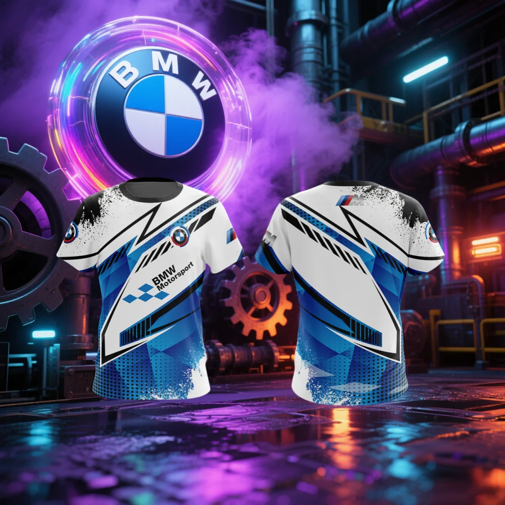 

BMW Motorcycle T-shirt Men's T-shirt Off-road BMW Fashion Printed T-shirt Summer Sweat-absorbing Breathable Quick-drying 2025