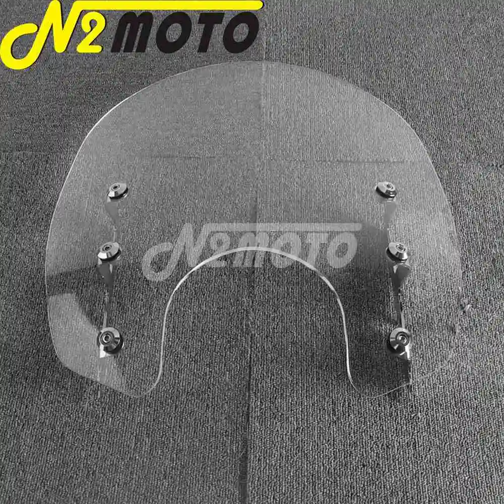 For Harley Dyna Softail FXBB FXST FXDC FXDL FXDB FXCW Street Bob Low Rider Complete Windshield Replacement Wind Screen Deflector