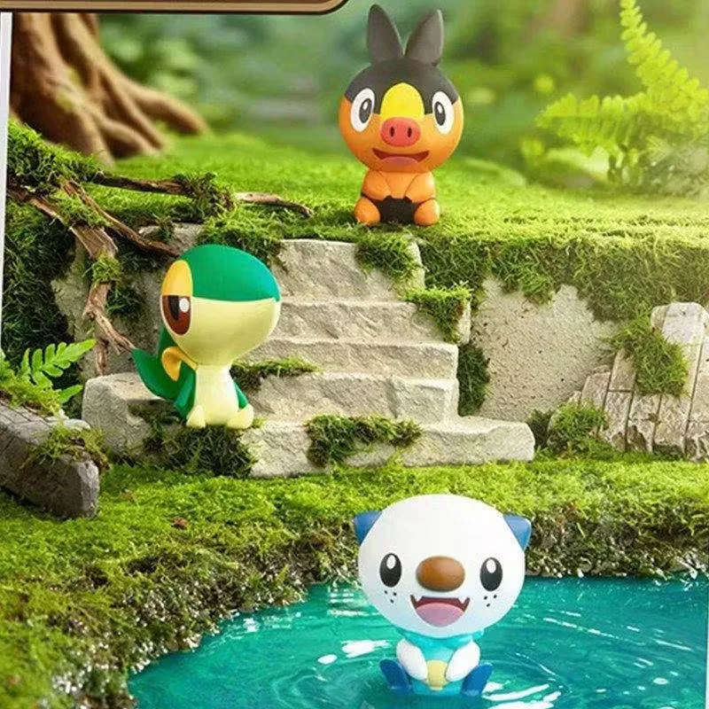 Auf Lager Original Funism Pokémon Erster Partner Blind Box 30. Jubiläums-Serie Blind Box Anime-Charakter Modell Sammlerstücke