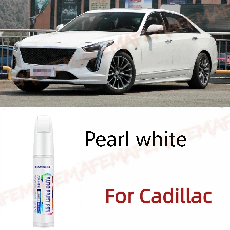 Car Touch Up Paint Pen Scratch Repair Scratch Remover Wax For Cadillac Touch-up Pen Fantasy White GAZ GAZ WA8624 Diamond white