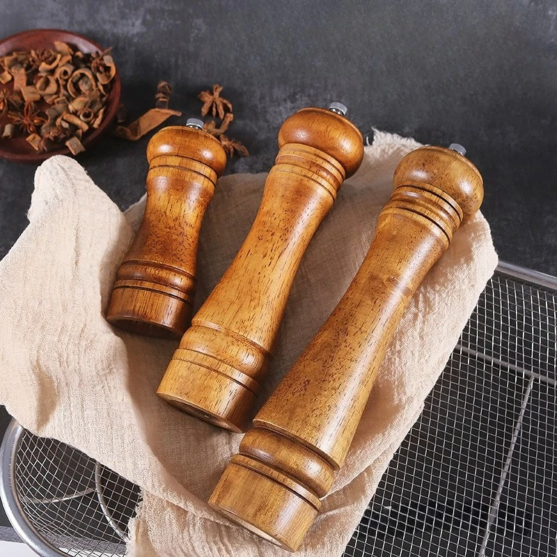 Wood Pepper Mill, S…