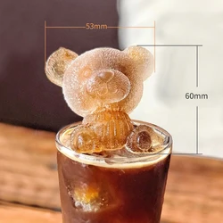 1pcs 3D Silicone Bowknot Bear Mold Fondant Cake Chlate Baking Mould Tool DIY 3D Teddy Bear Silicone Fondant Mold Cake Soap