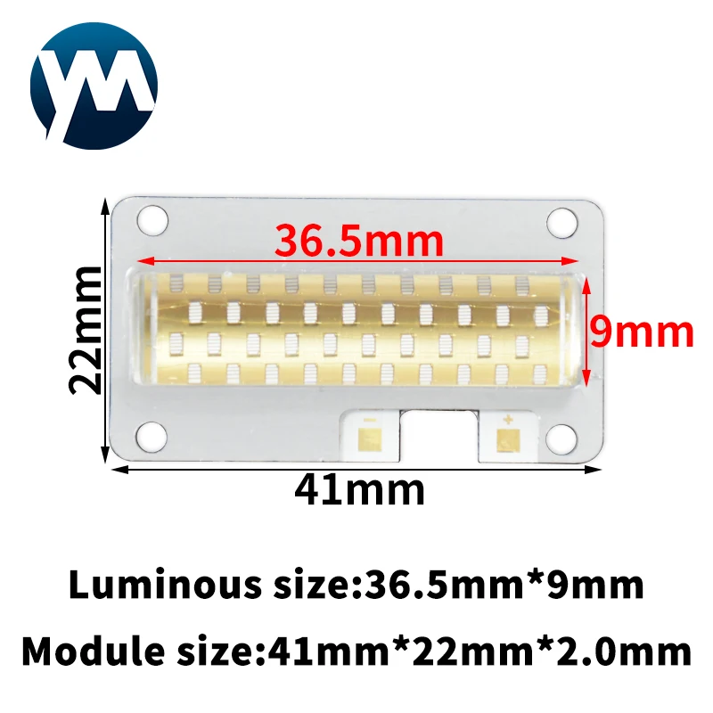 80W 100W COB UV LED Modul 365nm 395nm High Power UV Tinte Kleber 3D Druck A3/A4 gewidmet Aushärtung Modul System