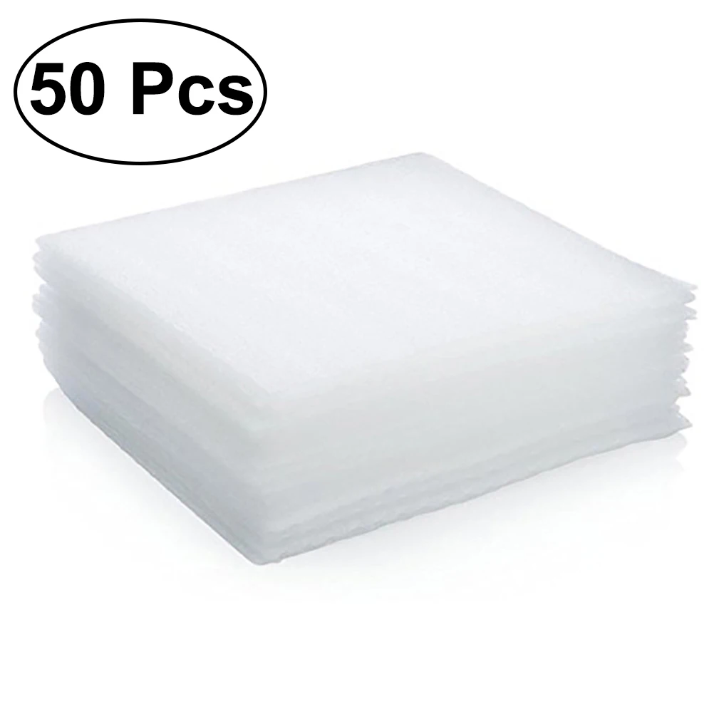 

50 pcs Epe Cushion Sheets 30X30X0.5Cm White Lightweight Shockproof Pearl Cotton Boards For Dishes Glassware Ceramic