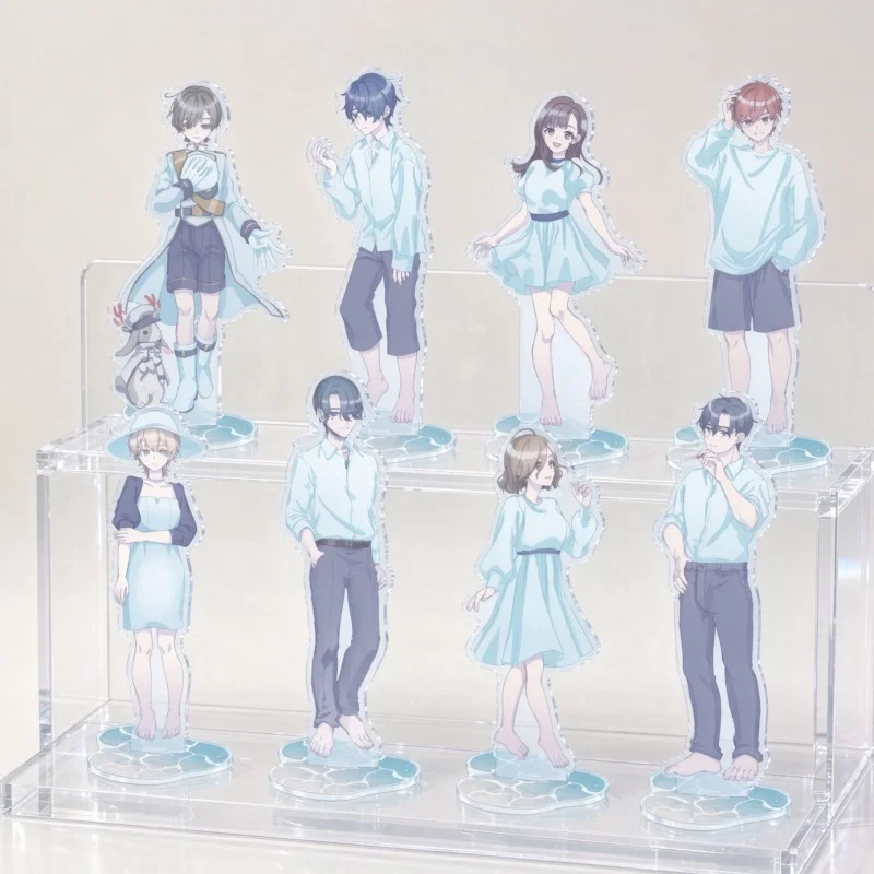 MILGRAM Anime Acrylic Stand Keychain Haruka Sakurai Futa Kajiyama Mikoto Creative Figures Display Plate Desktop Ornament Gift