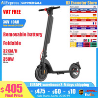 X8 Adult Powerful Electric Scooter 350W 10AH 36V Electric Kick Scooter Foldable 10.0 inch Wheel Self-Balance E Scooter