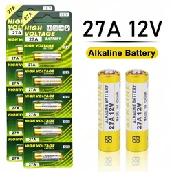 10PCS Droge Mobiele 27A 12V Alkaline Batterij A27 27A G27A MN27 MS27 GP27 V27GA Voor Deurbel afstandsbediening Elektrische Speelgoed