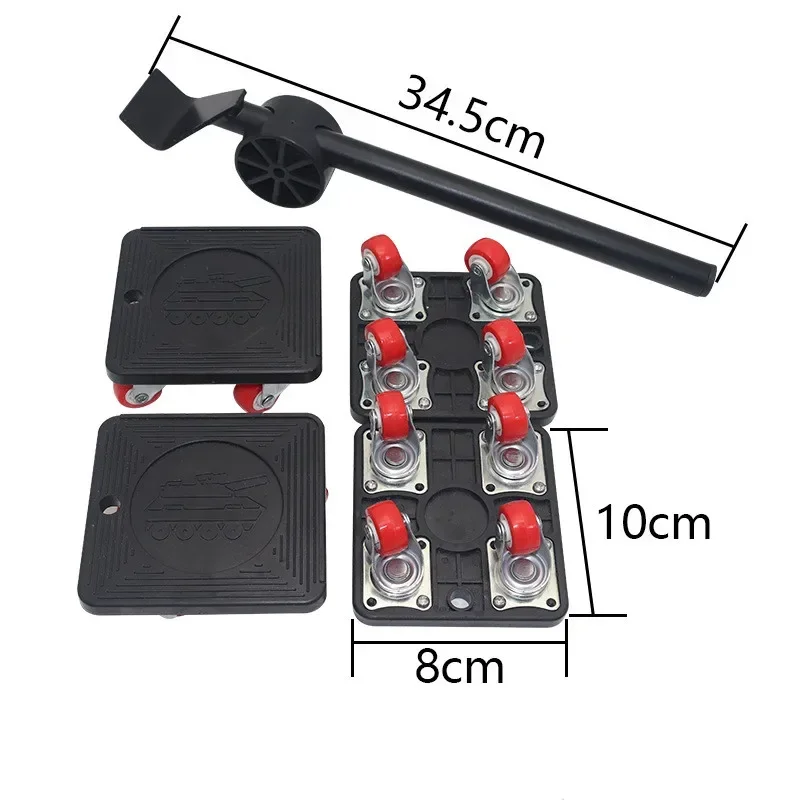 Heavy Duty Furniture Mover Set Heavy Stuffs Lifter Sofa Mattress Refrigerator Transport Tool Moving Furniture Helper