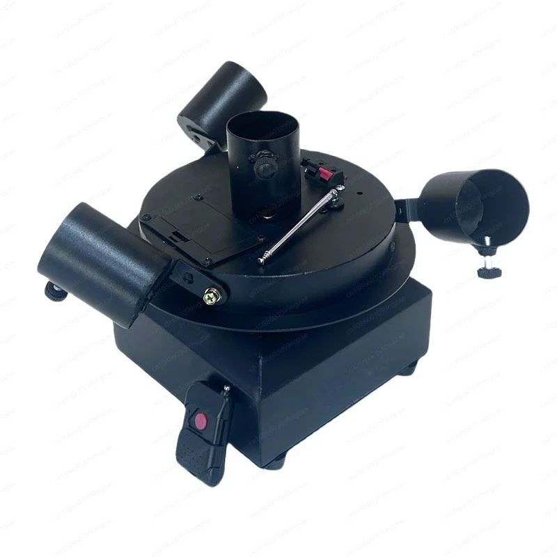 3 Shots Rotating Confetti Cannon Machine Remote Control Stage Paper Blaster Special Effect Equipment For Wedding Party Event