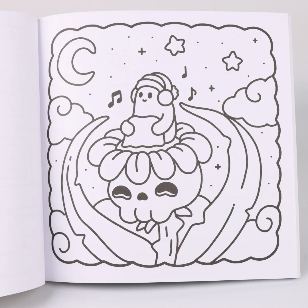 كتاب تلوين جديد للبالغين والمراهقين يتميز بمخلوقات رائعة ومخلوقات مريحة للاسترخاء #6