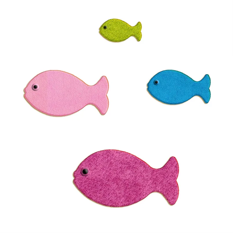 Plastic Molds,Four Specifications Cute Cartoon Animal,Gluttonous Small Fish,Cake Pastry Fondant Decorate Tools,Cookie Cutters