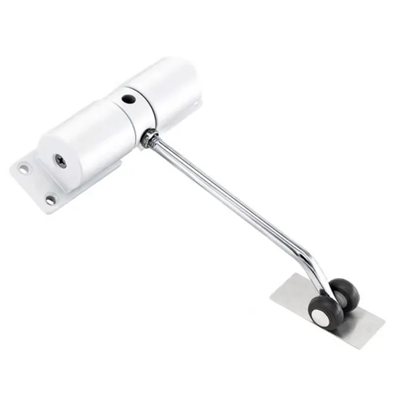 B23B 5X Simple Door Closer Household Automatic Hinge Mute Closer Invisible Door Automatic Door Closer(White)